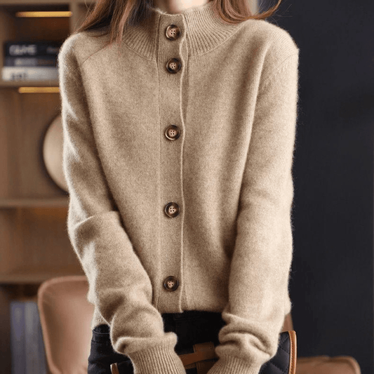 Anny | Luxuriöser Cashmere Strickcardigan